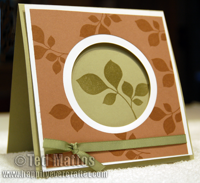 Stamp Set used: Turning A New Leaf (Papertrey Ink)<br />
Ink(s): Close to Cocoa (Stampin&#039;...