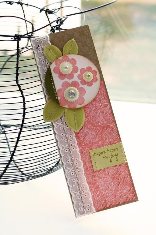 Stamps- Blooming Button Bits, Background Basics: Spots &amp; Dots<br />
Ink- Melon Berry,...