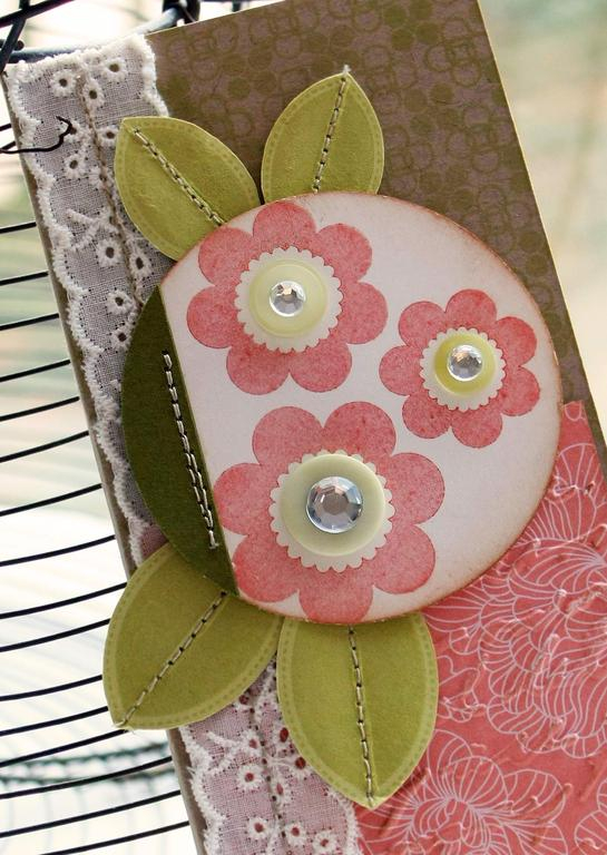 Stamps- Blooming Button Bits, Background Basics: Spots &amp; Dots<br />
Ink- Melon Berry,...