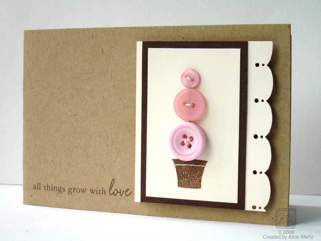 cardstock, stamps, buttons, ink: Papertrey Ink<br />
border punch: Martha Stewart<br />
<br />...