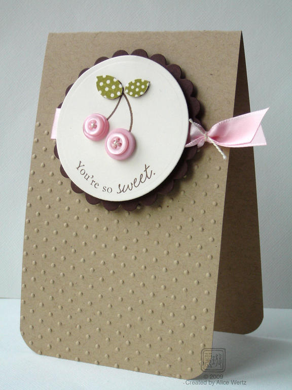 cardstock, stamps, buttons, ribbon, ink: Papertrey Ink<br />
string: DMC<br />
die:...