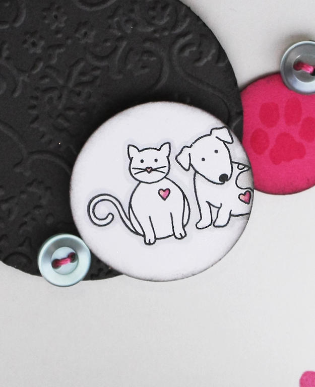 # Stamps- Tiny Treats, With Sympathy: loss of a  pet<br />
# Ink- True Black, Noir, Raspberry...