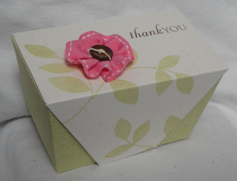 I used the Tucked Away template.  The main image is from Turning A New Leaf, stamped in Spring...