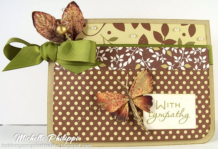 Best use of Leaves - - featuring Green Tea Leaves &amp; Turning A New Leaf patterned papers on...