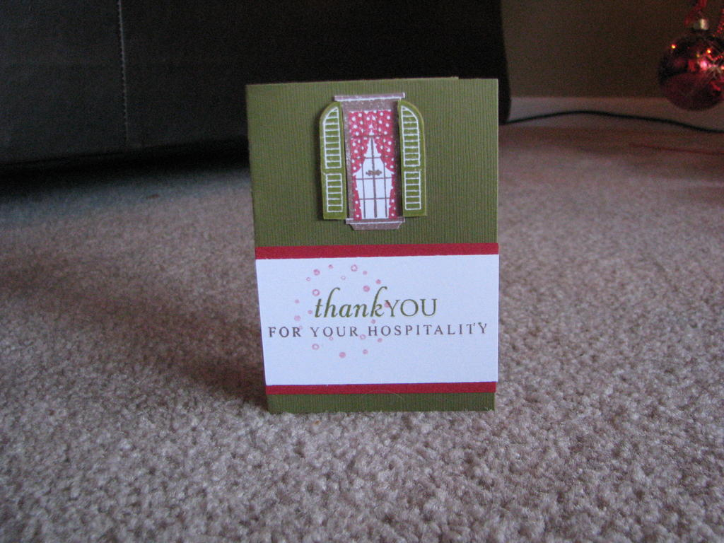 Small card using the Homemade stamp set.