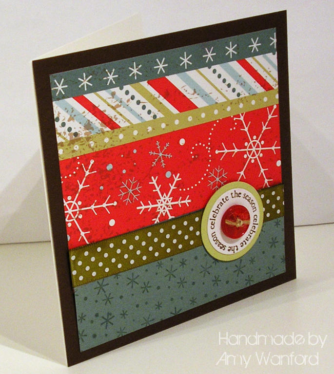 Just letting my Rustic Snowflakes DP do the all the talking on this card LOL!<br />
Card...