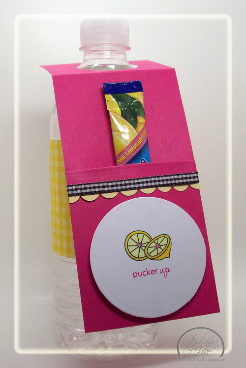 Pucker Up Lemonade treat<br />
Stephanie Jake - http://papercrafterthoughts.blogspot.com