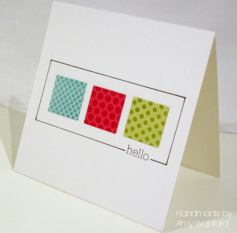 For Nichole&#039;s challenge - Scrap-tastic!<br />
Card Recipe<br />
Stamps: Polka Dot Basics...