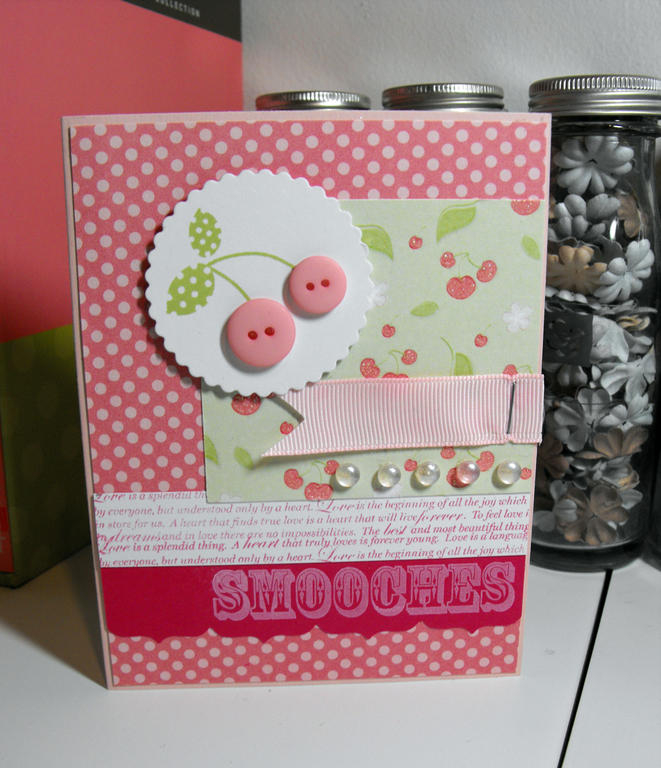 Smooches - Here i used Everyday Button Bits with Say It With Style and some of my very favorite...