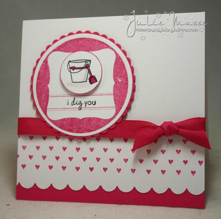 I thought this would be a quick and simple Valentine&#039;s day card - and it would work with...