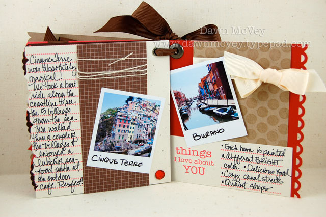 Paper: kraft, vintage cream, pure poppy, bitty box basics<br />
Stamps: Top Ten, Polka Dot...