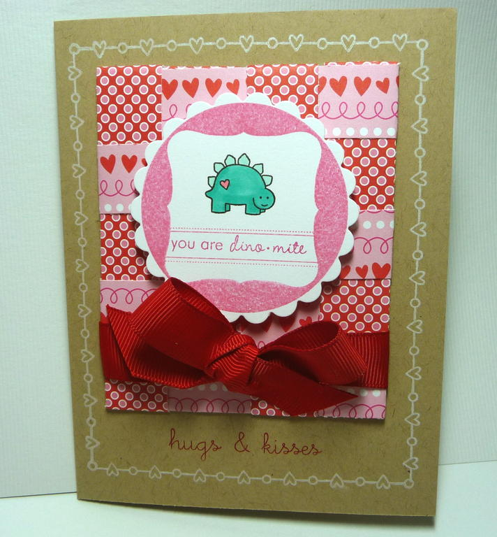 Valentine Card Woven background made with Simple Valentine dp, pure poppy bow, simple valentine...