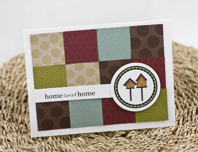 Home Sweet Home<br />
<br />
Stamp Set(s):  Daily Designs and Daily Designs Sentiments (Urban...
