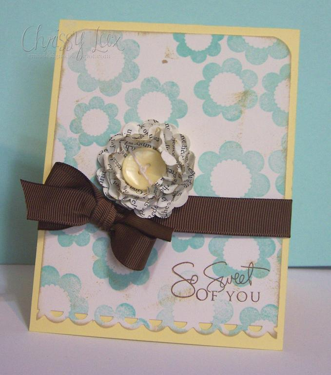 Blooming Button Bits &amp; Signature Greetings