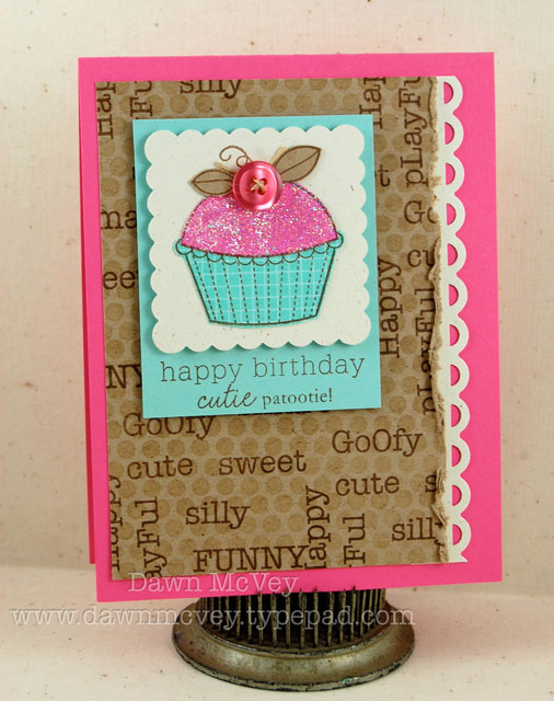 Paper: hibiscus burst, aqua mist, kraft, rustic cream, bitty box basics<br />
Stamps: Top Ten,...