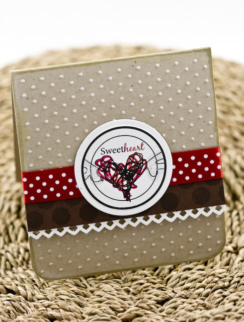Sweetheart<br />
Stamp Set(s):  Daily Designs and Daily Designs Sentiments (Urban Design by...