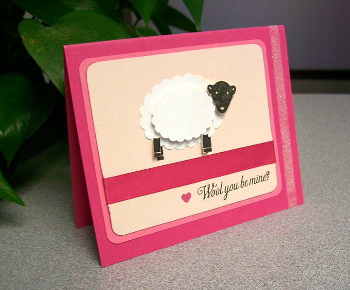 All of the Valentine&#039;s inspiration lately made me pull out My Punny Valentine and ink up...