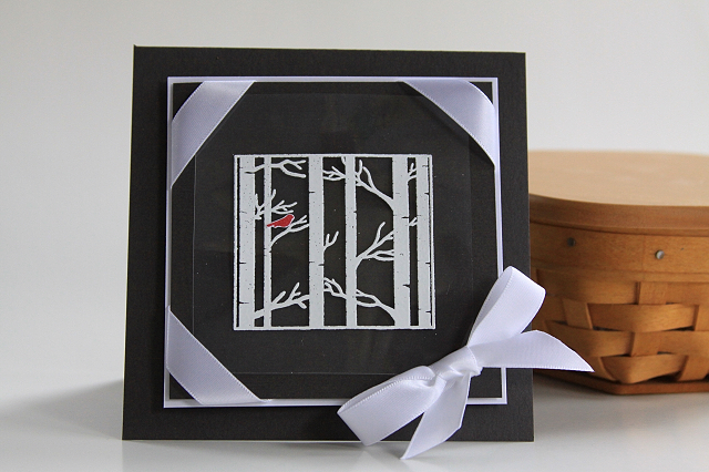 Stamps: Through The Trees<br />
Paper: Smokey Shadow, Stamper&#039;s Select, PTI Clear...