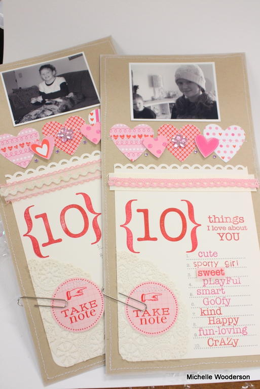 Stamps:  Top Ten &amp; Additions, Take Note<br />
Ink:  Raspberry Fizz, Pure Poppy, Fresh...