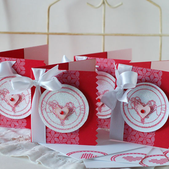 Stamps:  Daily Designs and Sentiments, Background Basics: Petal Power<br />
Ink:  Pure Poppy,...