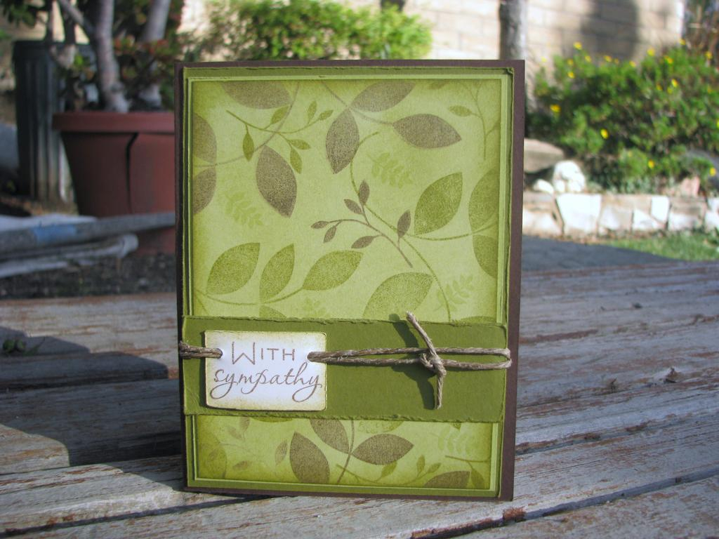 Stamps: New leaf, communique sentiments, heartfelt basics <br />
Ink: Dark Chocolate,Ripe...