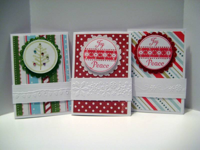 Holiday gift card holders