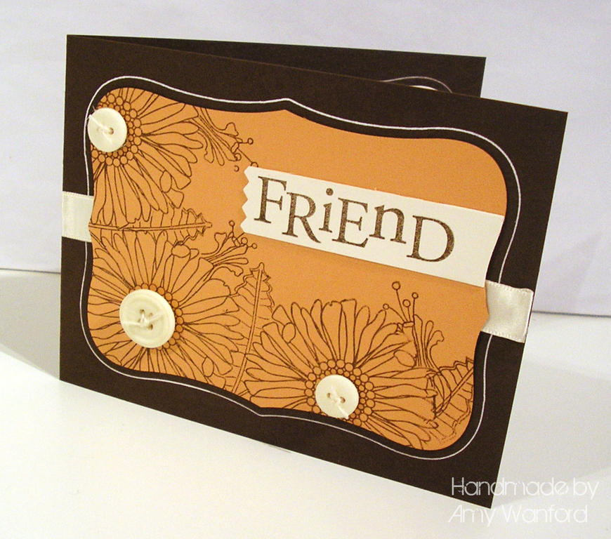 A card inspired by nature for a challenge on A Passion For Papertrey! I used a masking technique...