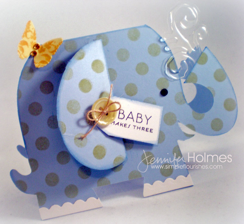 I used the elephant in the Rock-A-Bye Click Simple Template to make this card.  You can read...