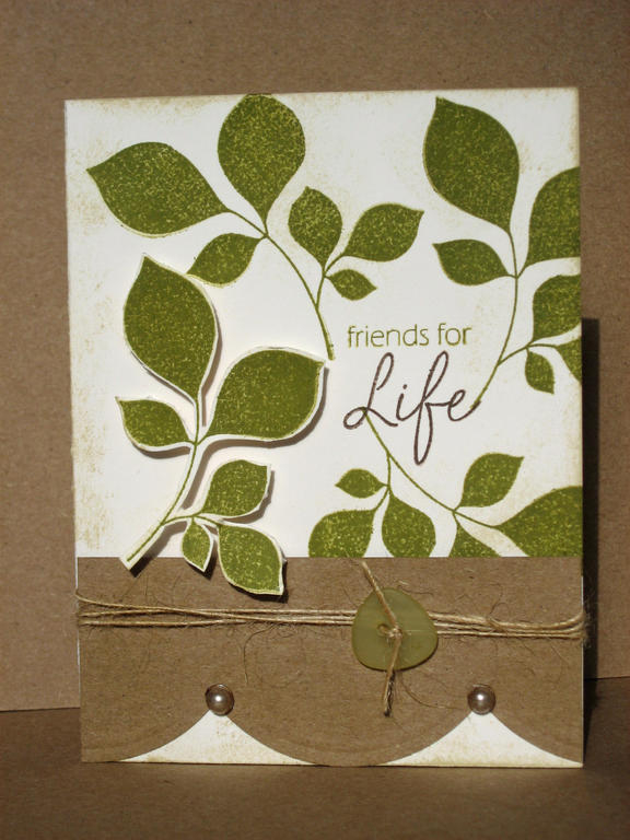 Friends for Life<br />
Previous Set: Turning a New Leaf, Life (sentiment)<br />
Lee Anne Verret