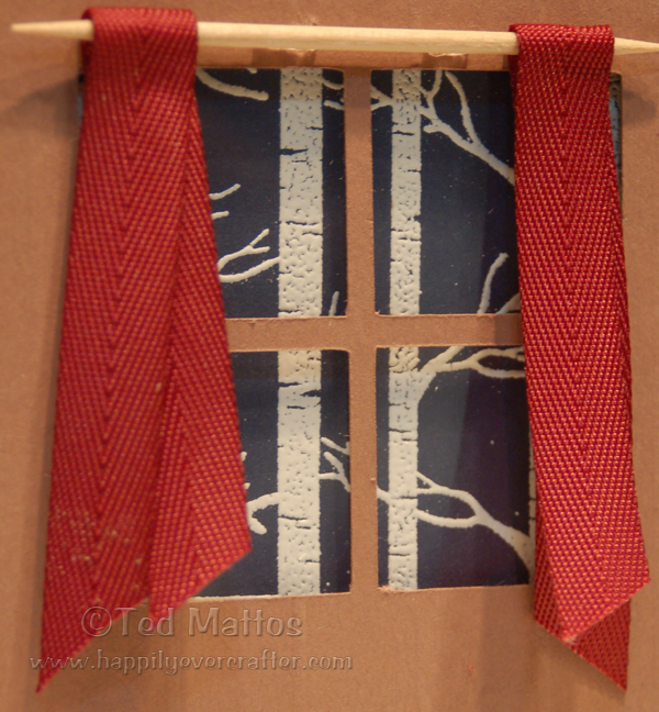 Stamps: Through the Trees (PTI); Paper:Bravo Burgundy, Not Quite Navy, Close to Cocoa, Whisper...