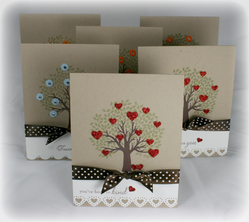 I made a set of six of these as part of a housewarming gift for my SIL.  They were REALLY easy...