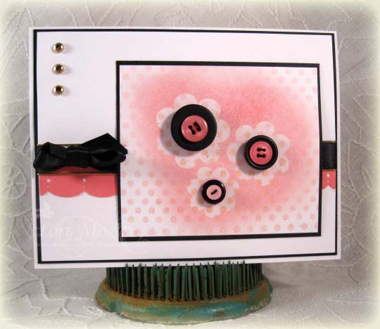 Supplies:<br />
<br />
Stamps: Papertrey Blooming Button Bits &amp; Polka Dot Basics II<br />...