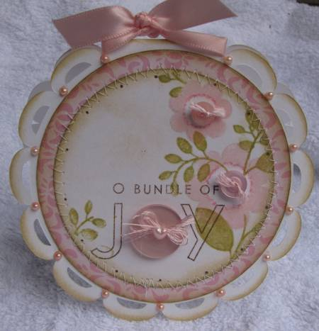 close up of card!