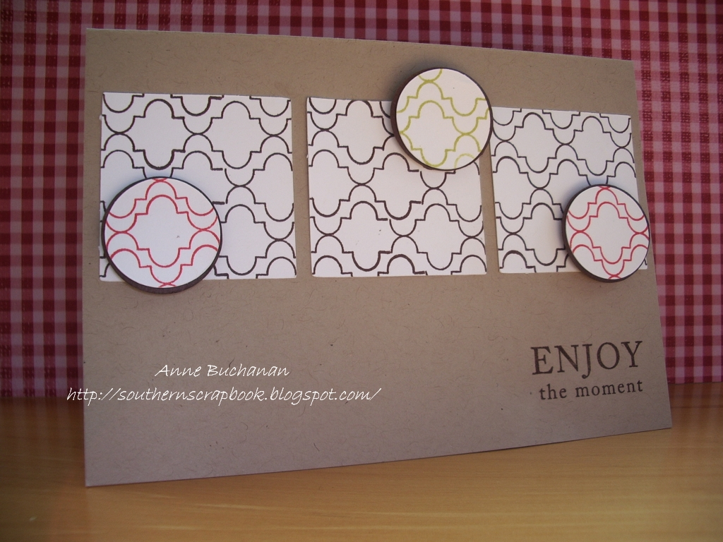 'Spotlight' card using Basic Backgrounds: Retro, sentiment from Mega Mixed Messages.