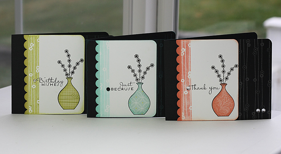 # Stamps- Asian Fusion<br />
# Ink- Melon Berry, Aqua Mist, Spring Moss, True Black<br />
#...