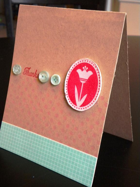 color combo challenge! BETSY<br />
kraft, aqua mist, pure poppy, sweet blush