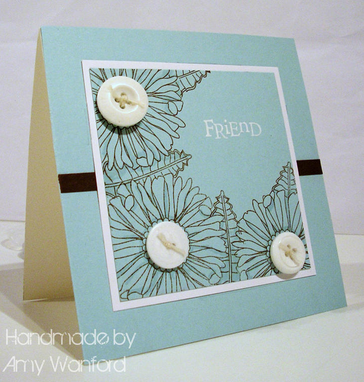 Card Recipe<br />
(All PTI supplies)<br />
Stamps: Friends &#039;til the End<br />
Ink: Dark...