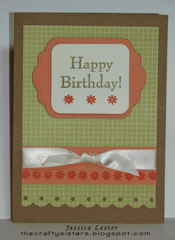 My second card for the Color Challenge, these are Heather&#039;s colors