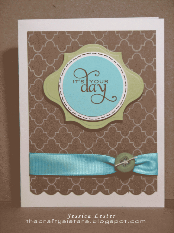 3rd card for the Color Challenge - Michelle&#039;s colors