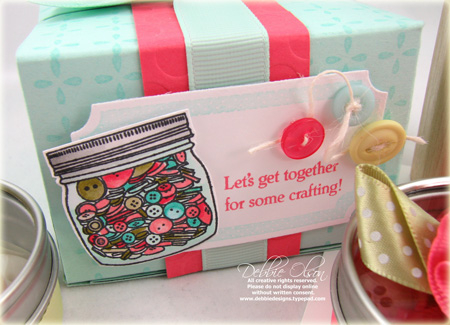 Happy Birthday Crafty Friend Detail 1<br />
Stamps: Studio Style, Background Basics: Tin Types,...