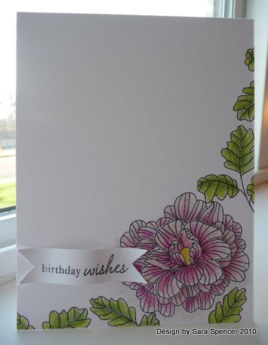 In Bloom Birthday<br />
<br />
Colored with my Prisma Pencils. Practicing a new art. =)