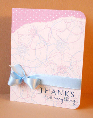 stamps: Year of Flowers - Violets<br />
ink: Lavender Moon, Enchanted Evening and Spring...