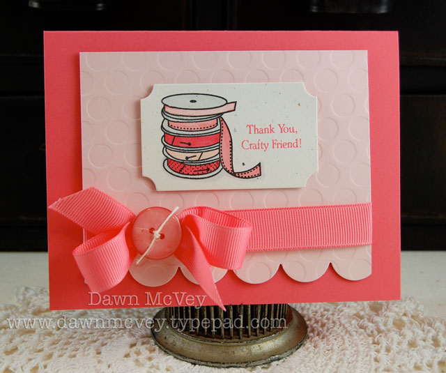 Paper: sweet blush, berry sorbet, rustic cream <br />
Stamps: Studio Style<br />
Ink: Palette...