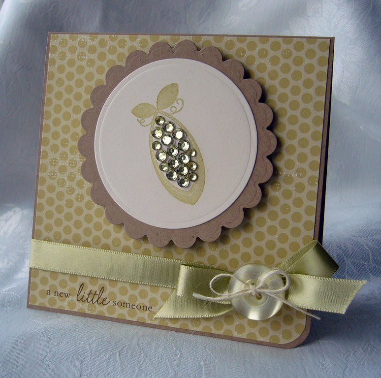 Spring moss, kraft and a little bling!