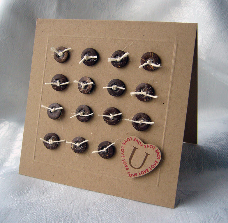 Very easy masculine love card!!!