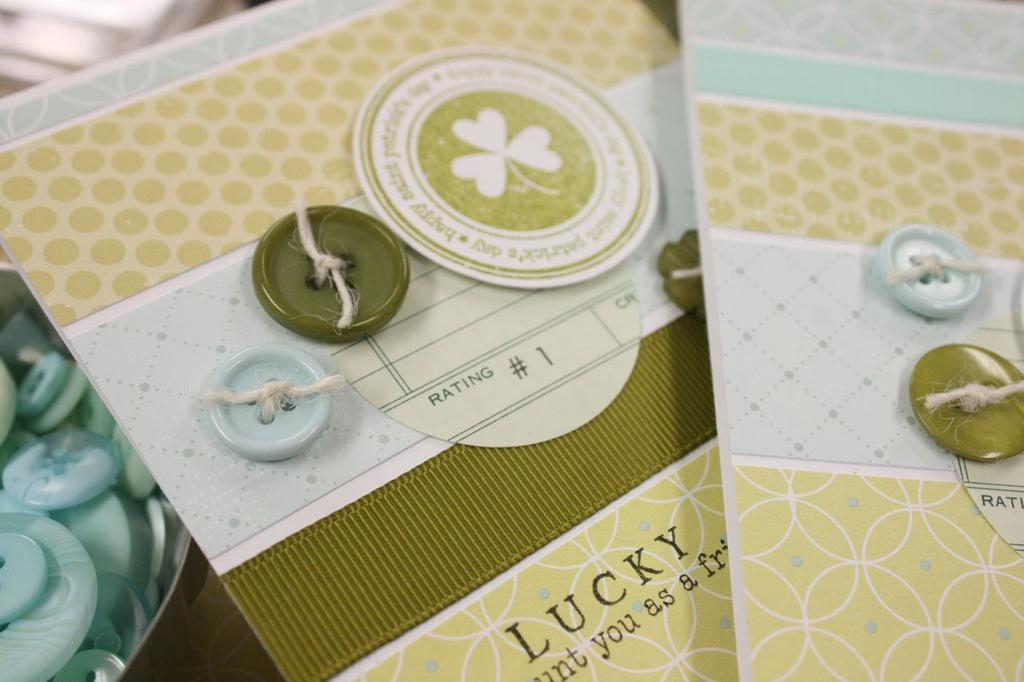 Stamps: Luck of the Irish, Simple Alphabet<br />
Ink:Ripe Avocado, True Black<br />...