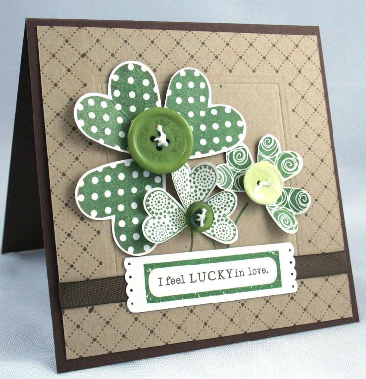 Stamps: Luck of the Irish, Heart Prints, Background Basics: Tile Type, Garden, Green Thumb<br />...