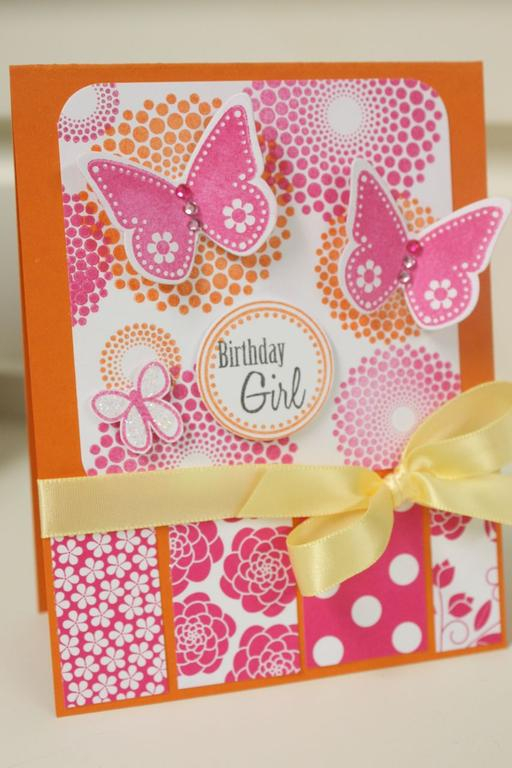 Stamps:Butterfly Dreams, Spot Dot, Borders and Corners: Circles<br />
Ink:Raspberry Fizz,...