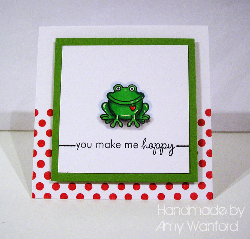 Card Recipe<br />
Stamps: Tiny Treats: Valentine<br />
Ink: Memento Black/Pure Poppy<br />...