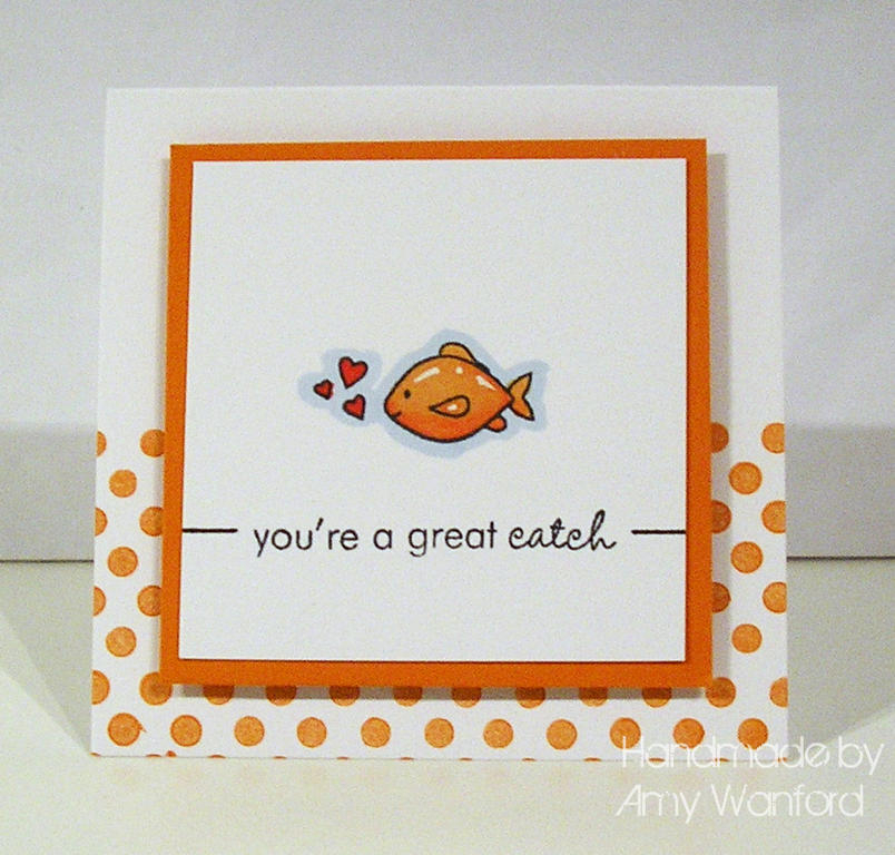 Card Recipe<br />
Stamps: Tiny Treats: Valentine<br />
Ink: Memento Black/Orange Zest<br />...